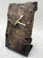 Upright Bronzed Clock